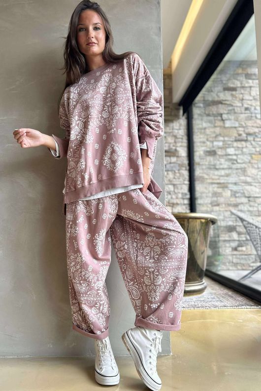 Bandana B Chill Sweatshirt Antique Rose -